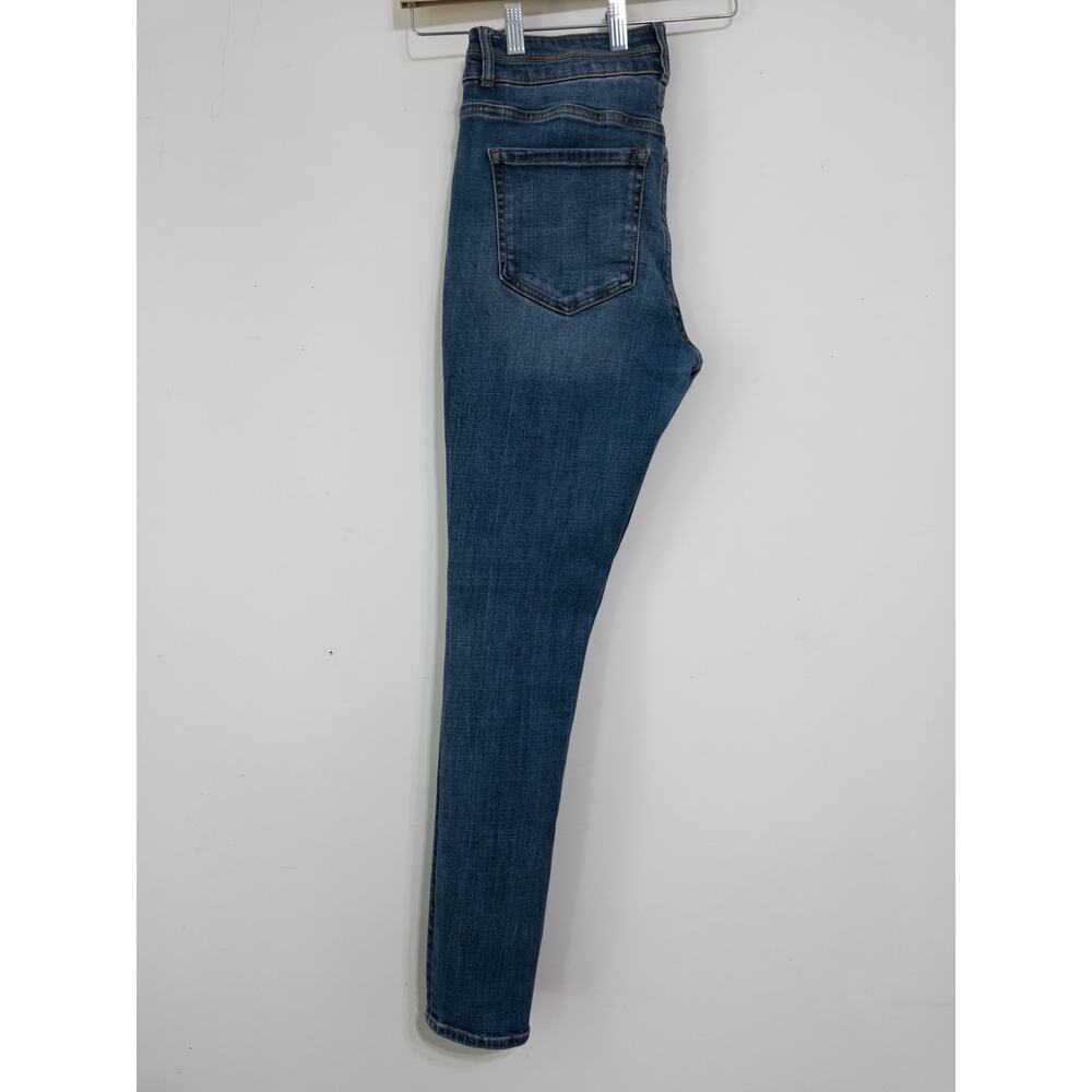 BKE Universal Skinny Jeans 28x31.5 Mid Rise Grunge Thrashed Paintercore workwear - Picture 2 of 6